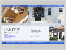 Tablet Screenshot of lantzproperties.com